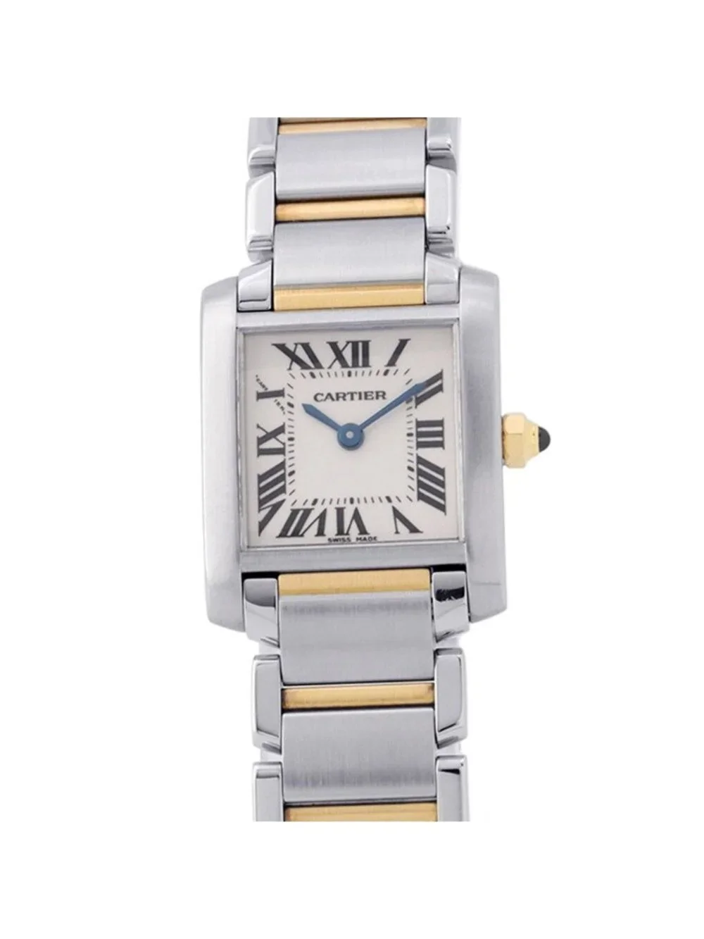 Cartier Tank Francaise SM Watch White Dial Quartz